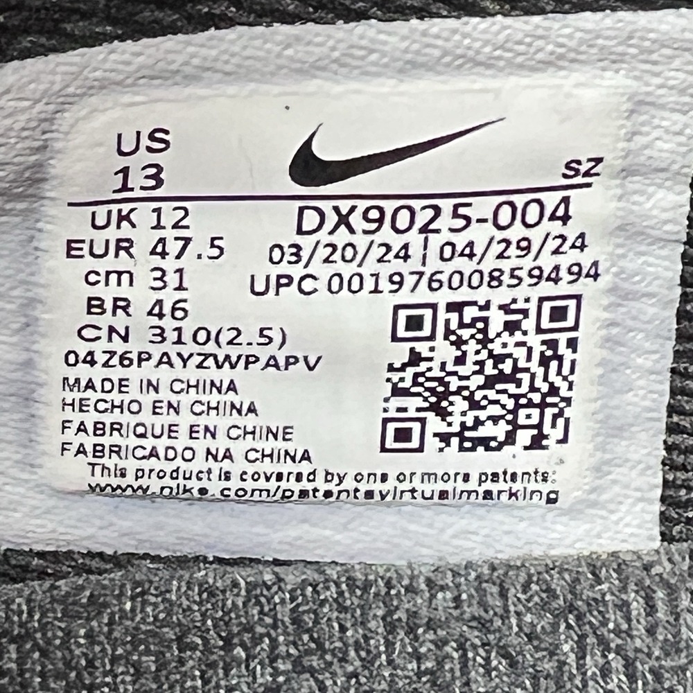 Size 13 - Nike Air Zoom Victory Tour 3 Golf Black Crimson DX9025-004 (Brand New) - Picture 7 of 7